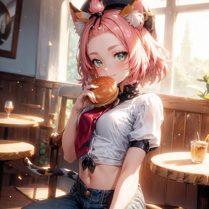 Ảnh Diona Genshin chibi siêu dễ thương
