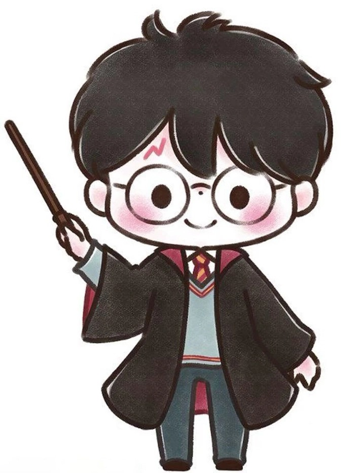 Ảnh Harry Potter anime chibi cute
