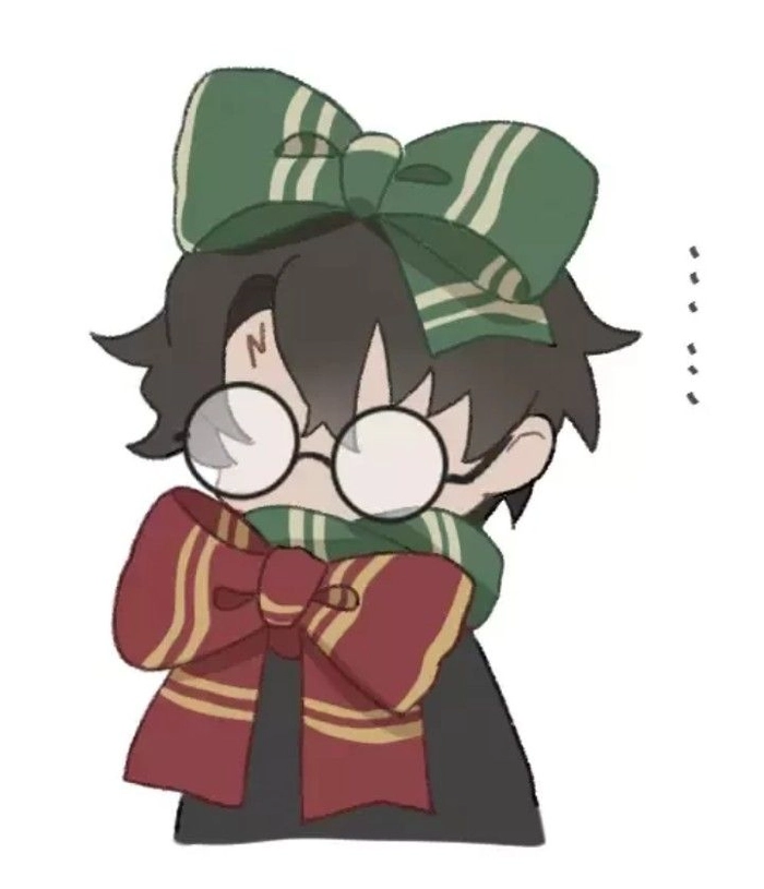 Ảnh Harry Potter anime chibi đáng yêu