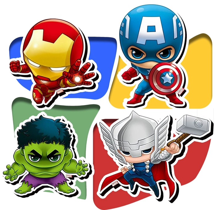 Ảnh Marvel chibi dễ thương đáng yêu