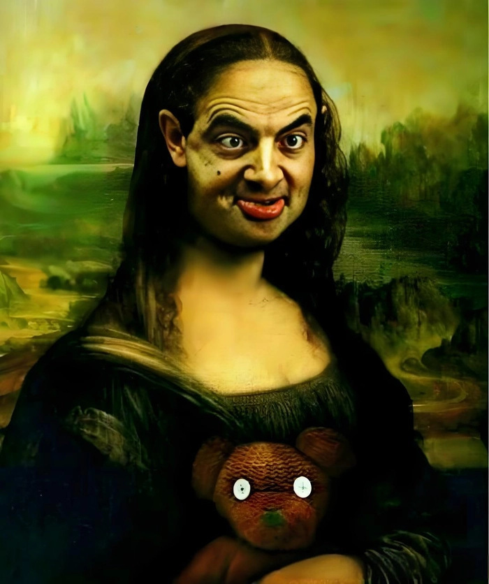 Ảnh Mona Lisa chế bá đạo sáng tạo