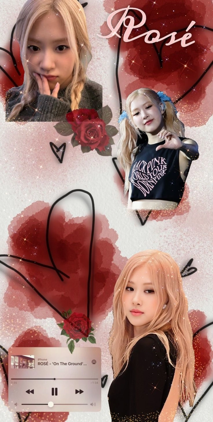 Ảnh Rosé làm hình nền dễ thương