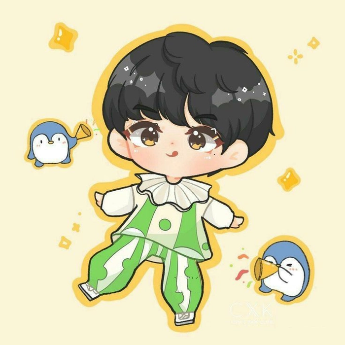 Ảnh Thái Từ Khôn chibi siêu cute