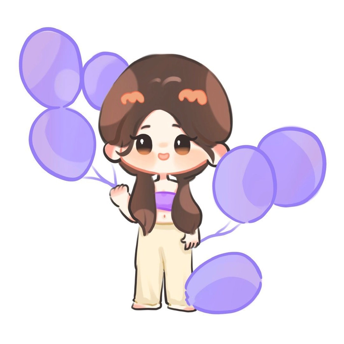 Ảnh Triệu Lộ Tư chibi phong cách