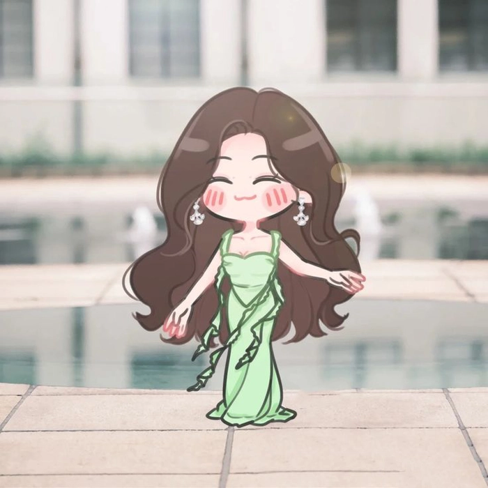 Ảnh Triệu Lộ Tư cute trẻ trung