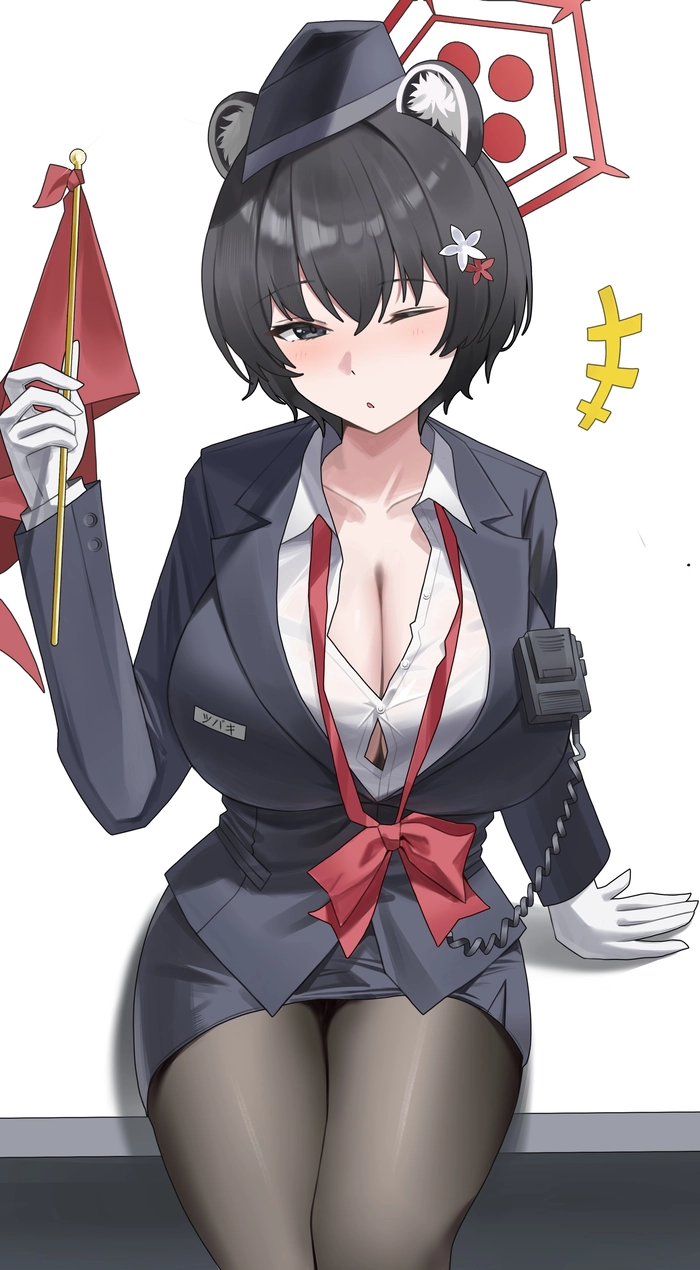 Ảnh Tsubaki Blue Archive làm hình nền