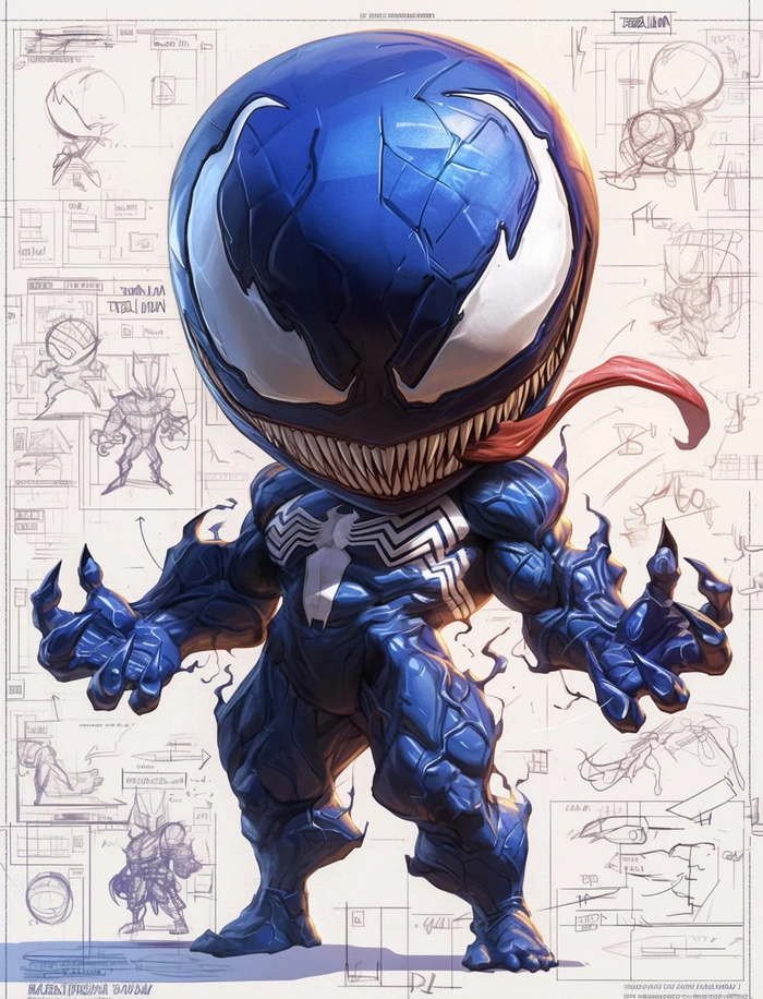 Ảnh Venom chibi cực dễ thương