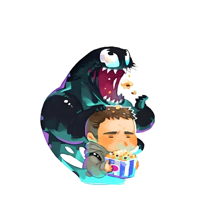 Ảnh Venom chibi vui nhộn