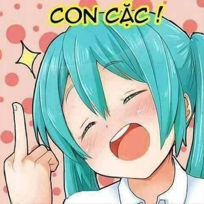 Ảnh anime meme dễ thương bựa