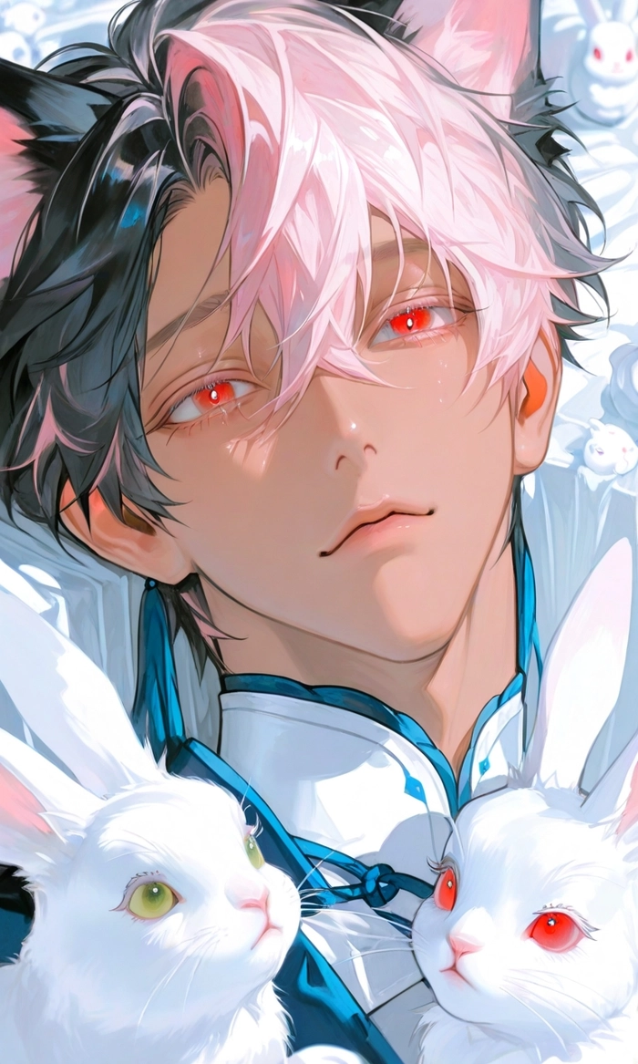 Ảnh anime nam tóc hồng đẹp nhất