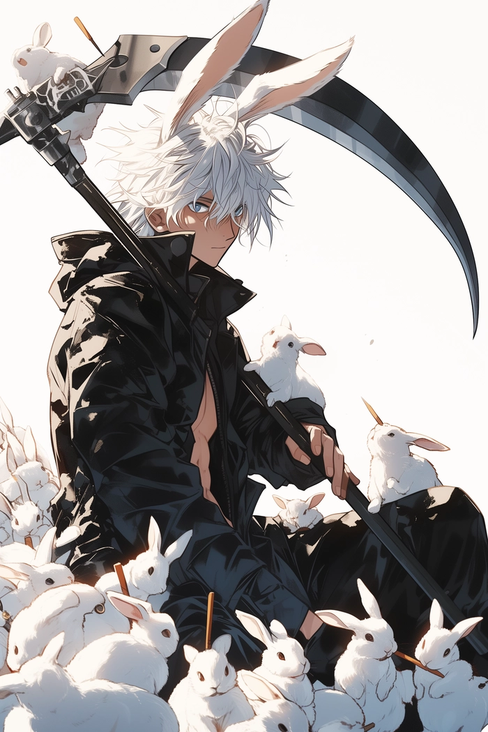 Ảnh anime nam tóc trắng chất ngầu