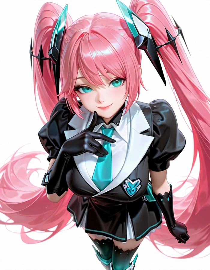 Ảnh anime nữ tóc hồng đẹp