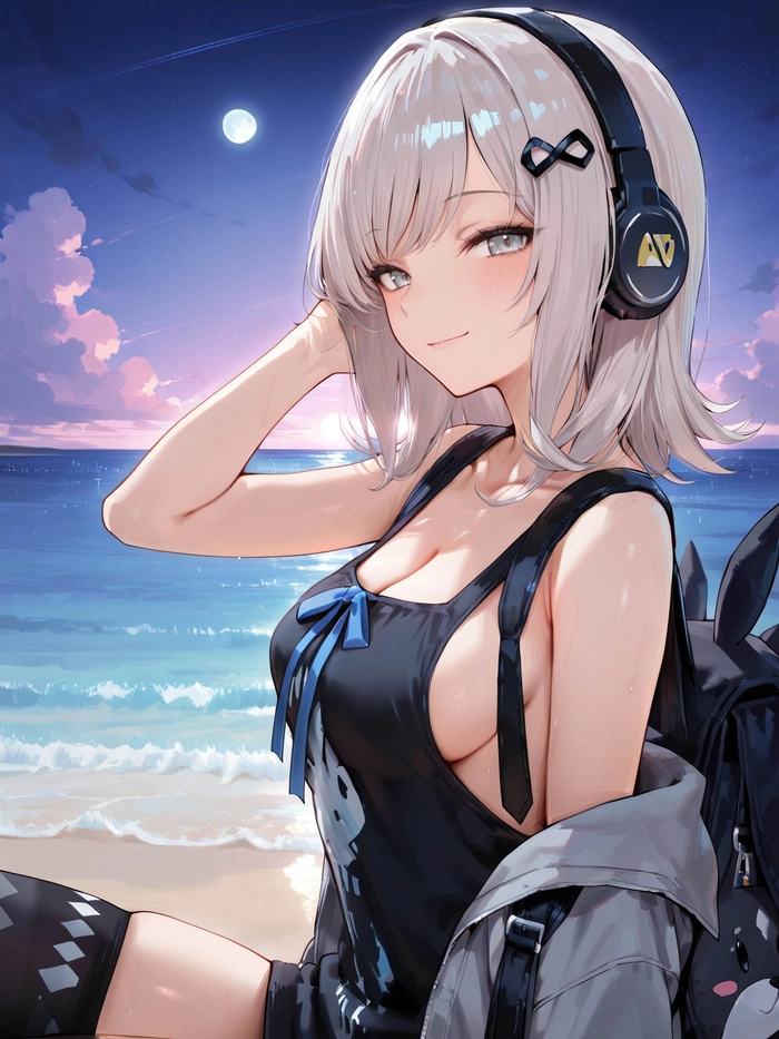 Ảnh anime nữ tóc ngắn cute đáng yêu