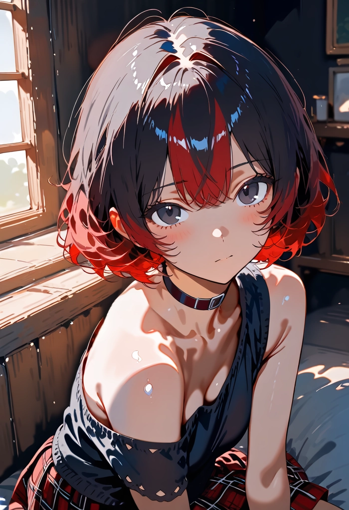 Ảnh anime nữ tóc ngắn ngầu cuốn hút