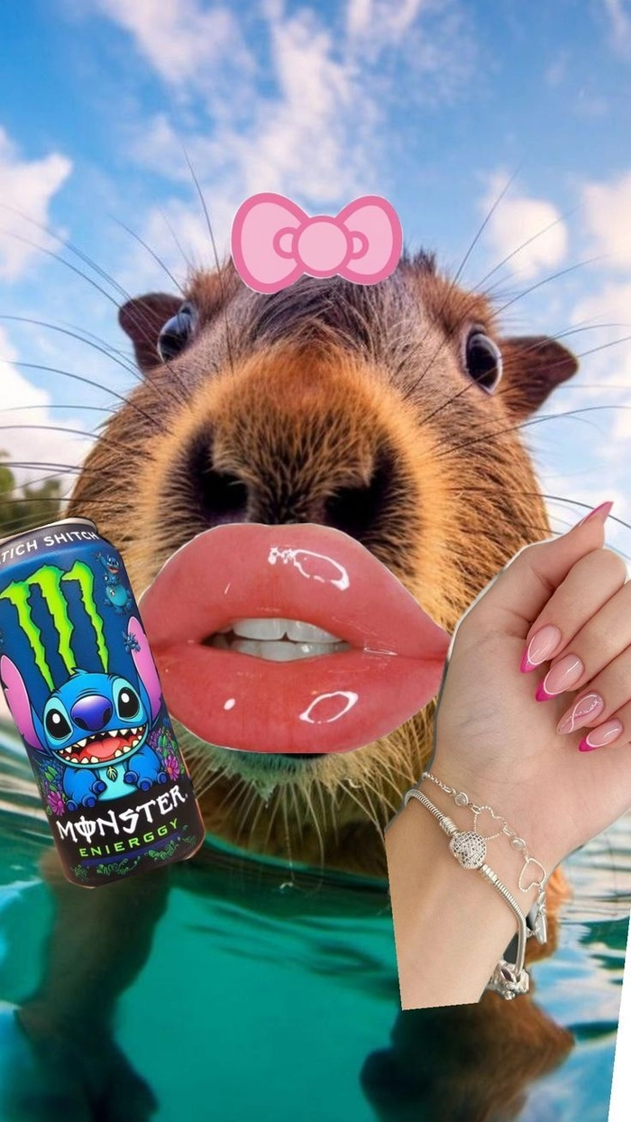 Ảnh capybara meme độc đáo sáng tạo