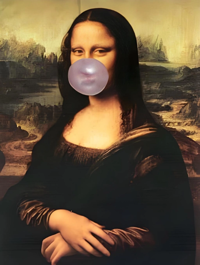 Ảnh chế meme Mona Lisa độc đáo
