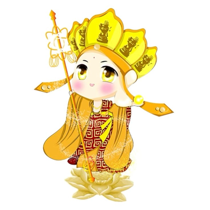 Ảnh chibi Đường Tăng dễ thương độc đáo