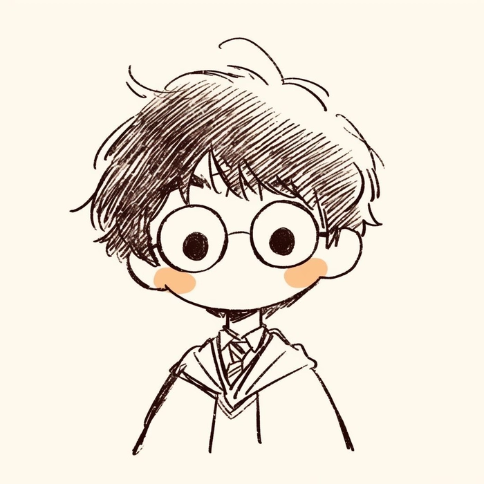 Ảnh chibi Harry Potter cực hot