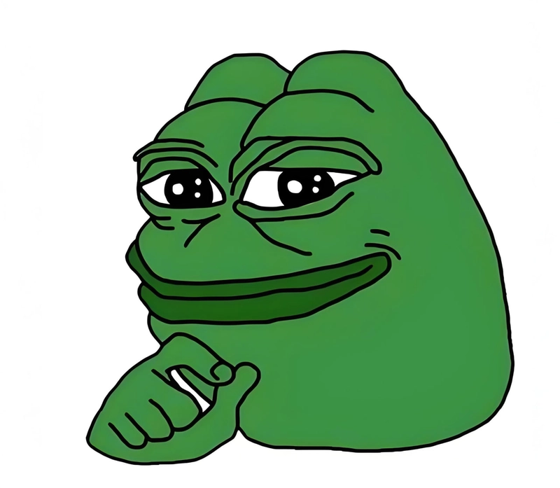 Ảnh con ếch xanh meme đáng yêu