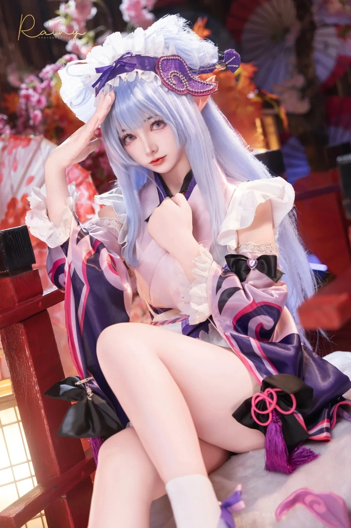 Ảnh gái xinh cosplay Genshin tinh tế