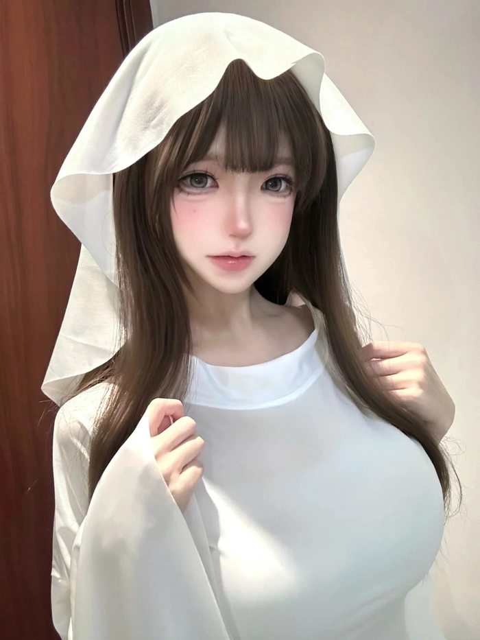 Ảnh gái xinh cosplay ma dễ thương bí ẩn