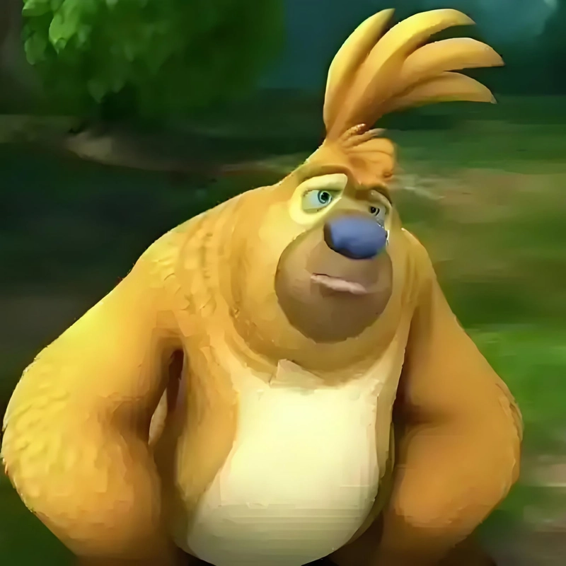 Ảnh gấu Boonie meme ngầu cực chất