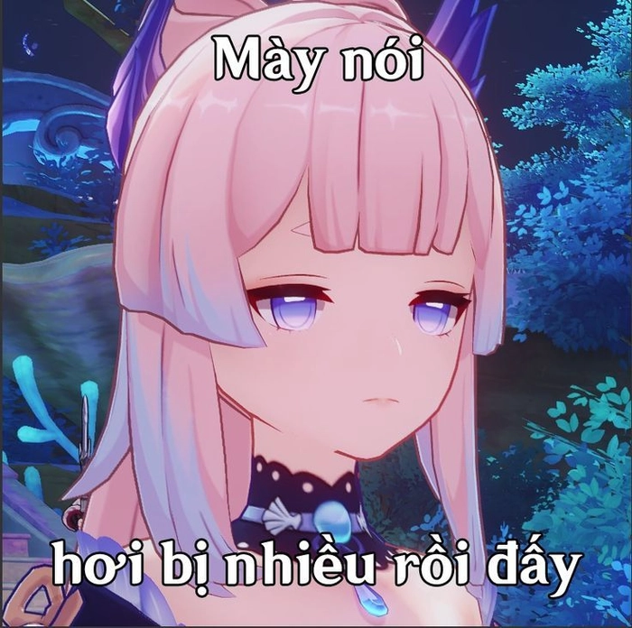 Ảnh meme Genshin Impact bá đạo khó nhịn cười