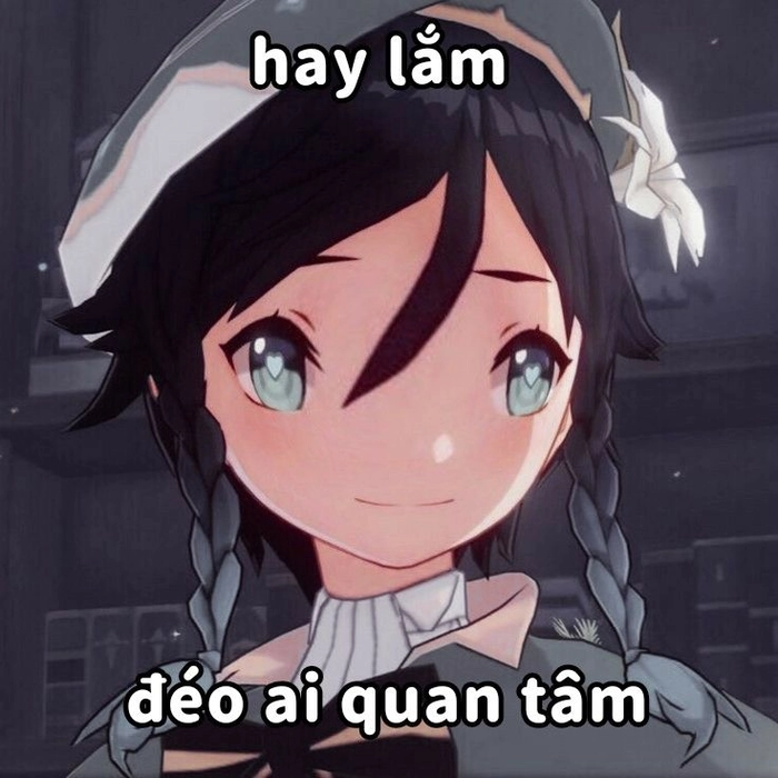 Ảnh meme Genshin Impact cực bá đạo