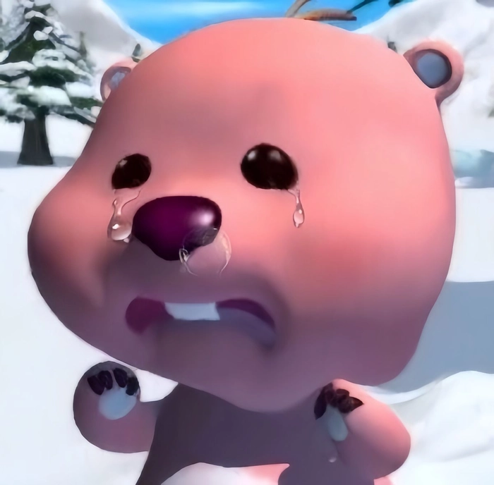 Ảnh meme Loopy cười tươi