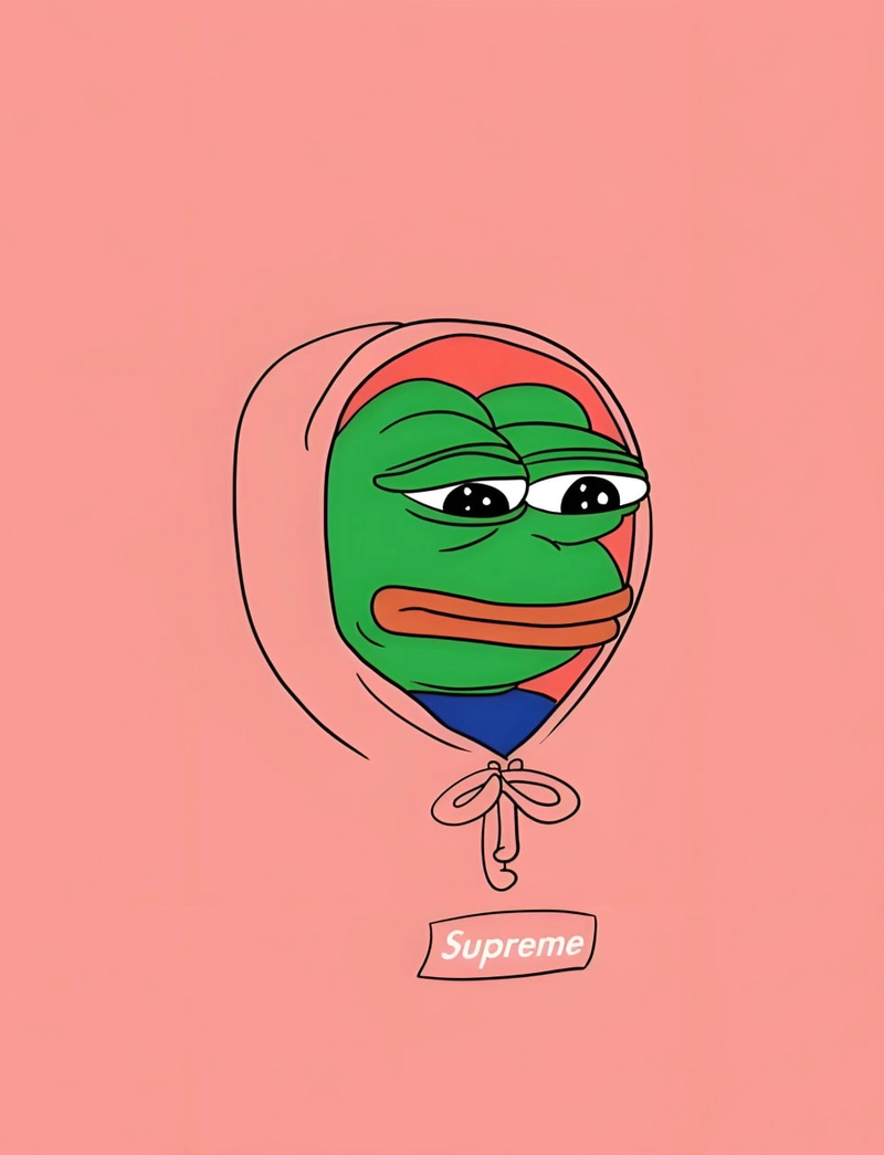 Ảnh meme ếch Pepe đáng yêu