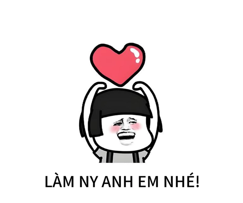 Ảnh meme gấu trúc bắn tim cute