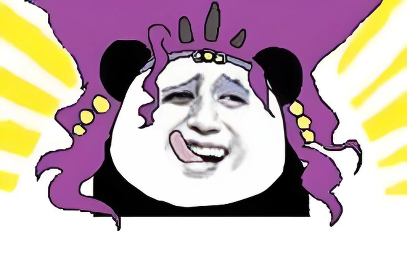 Ảnh meme gấu trúc slay siêu bá đạo