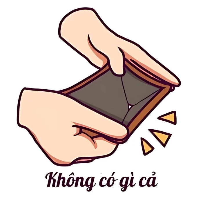 Ảnh meme không có tiền