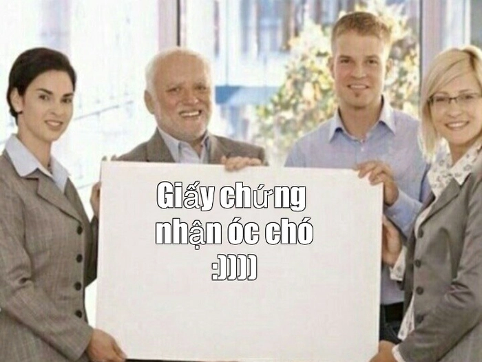 Ảnh meme óc chó vui nhộn bá đạo
