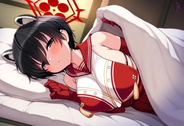 Ảnh nền Kasuga Tsubaki Blue Archive máy tính
