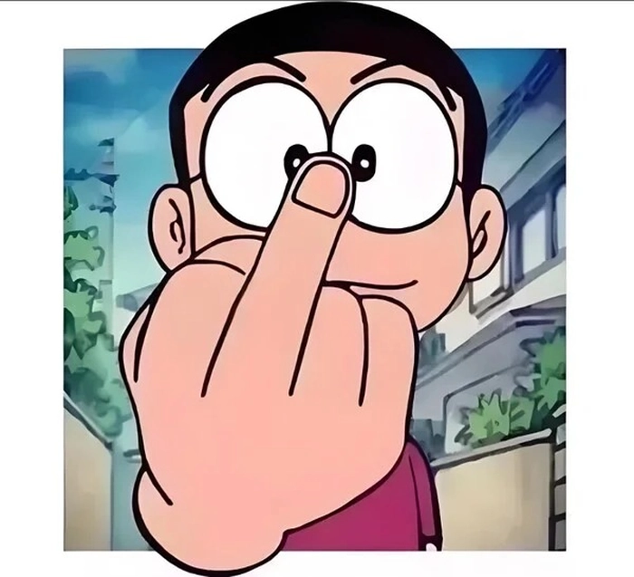 Ảnh ngón giữa meme bá cháy chất ngầu