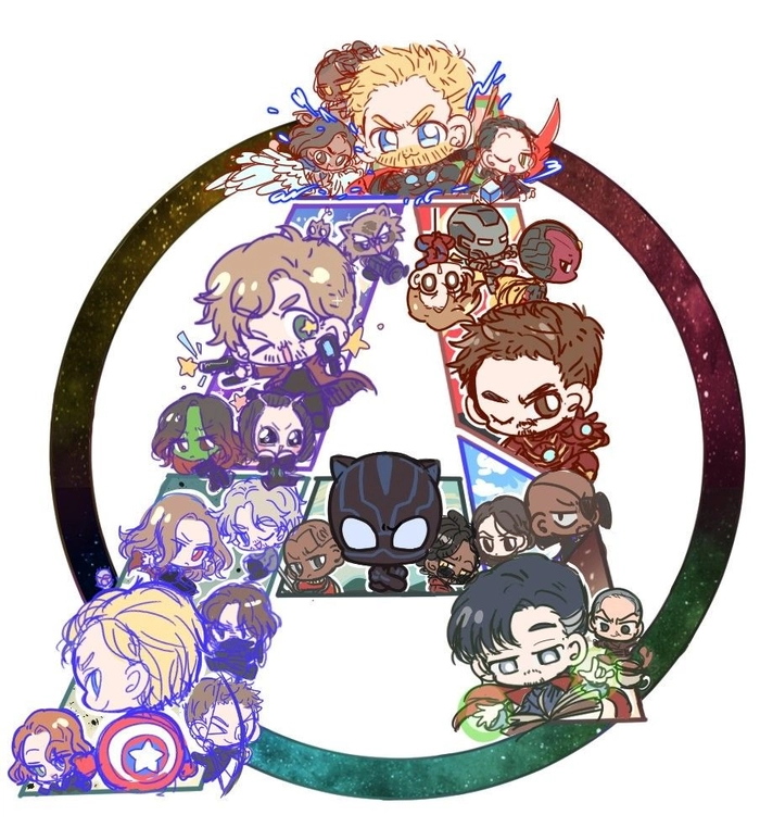 Ảnh siêu anh hùng Marvel chibi đẹp