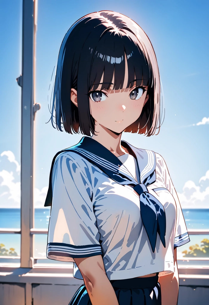 Anime nữ tóc ngắn lạnh lùng ngầu đẹp