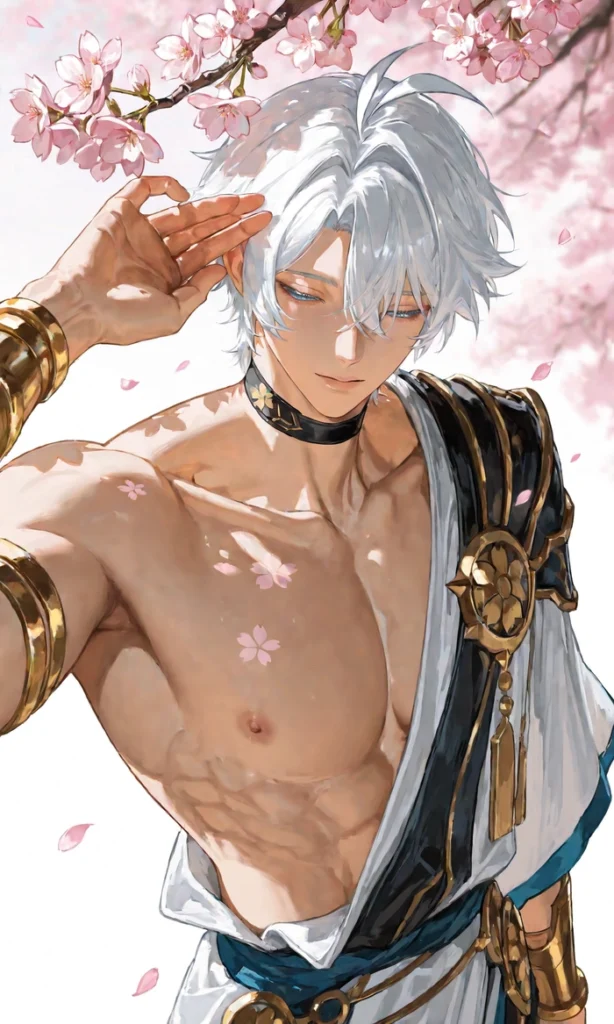 Anime tóc trắng nam lạnh lùng ngầu ngầu