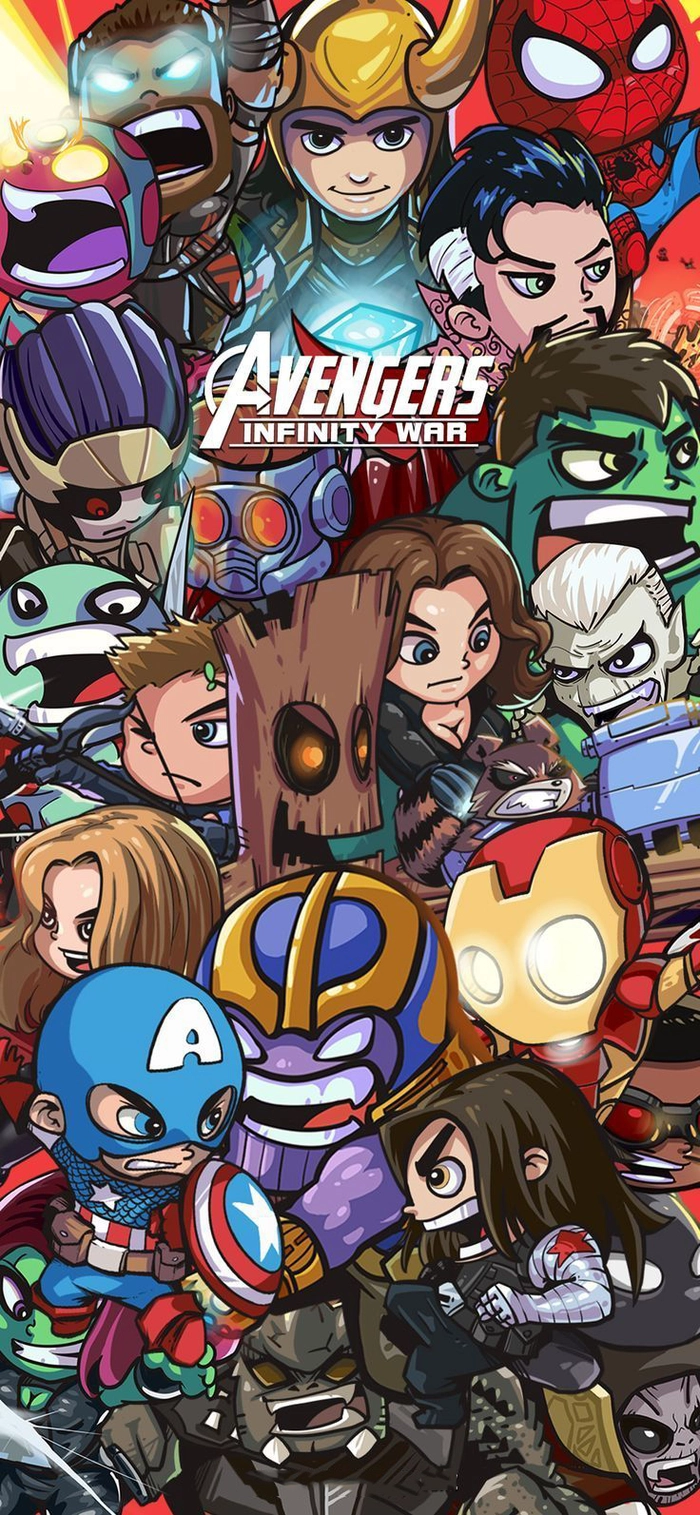 Avenger chibi hài hước ngộ nghĩnh