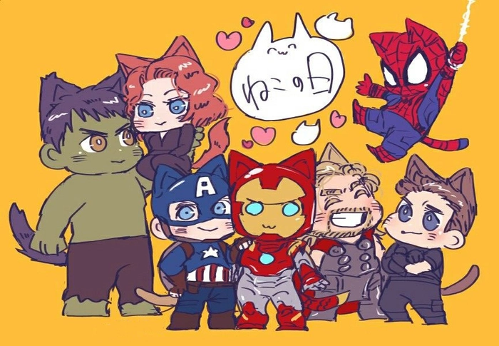Biệt Đội Siêu Anh Hùng chibi dễ thương