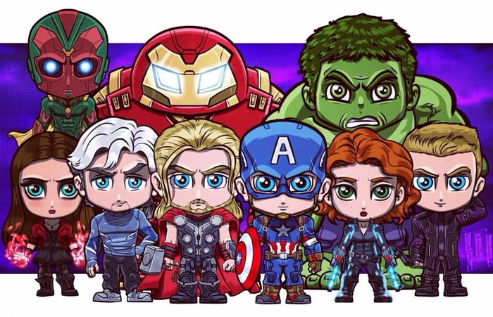 Biệt Đội Siêu Anh Hùng chibi ngộ nghĩnh vui nhộn