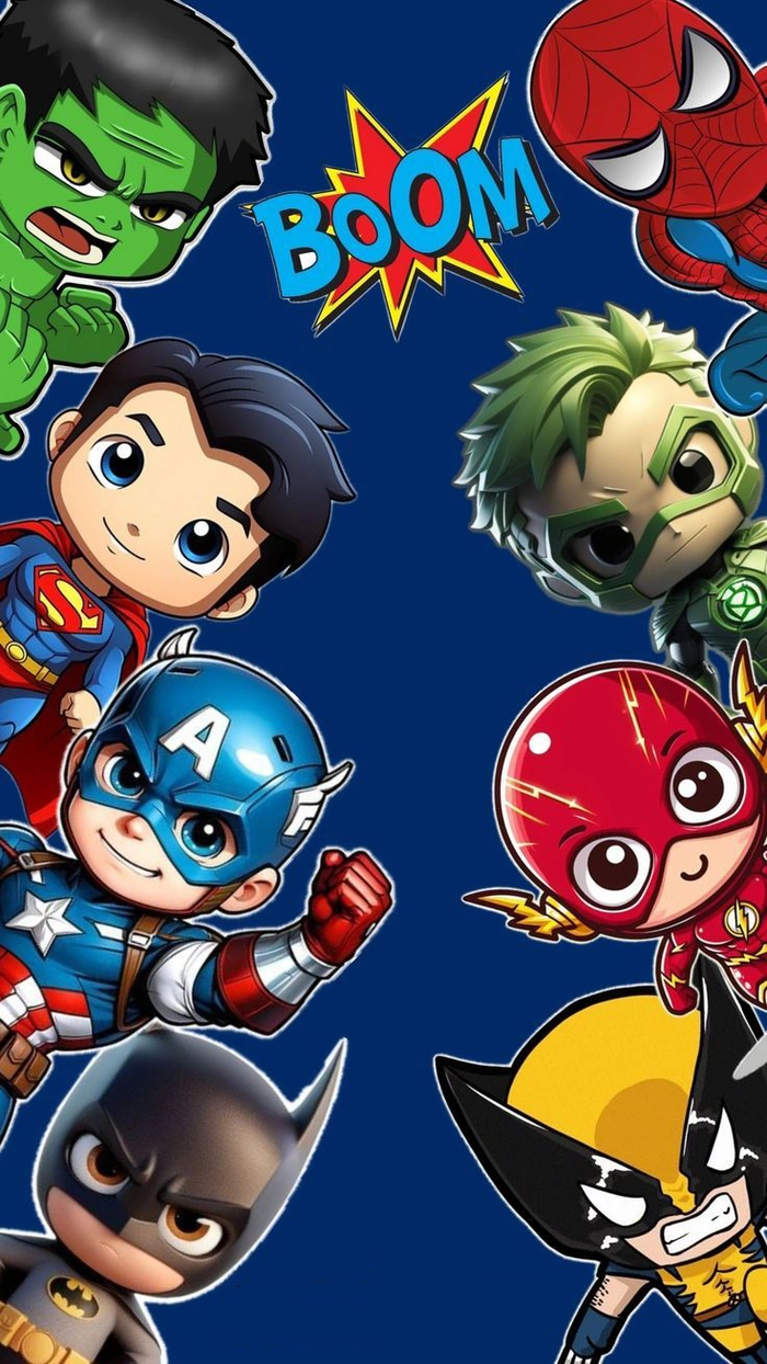Biệt Đội Siêu Anh Hùng chibi phong cách mới