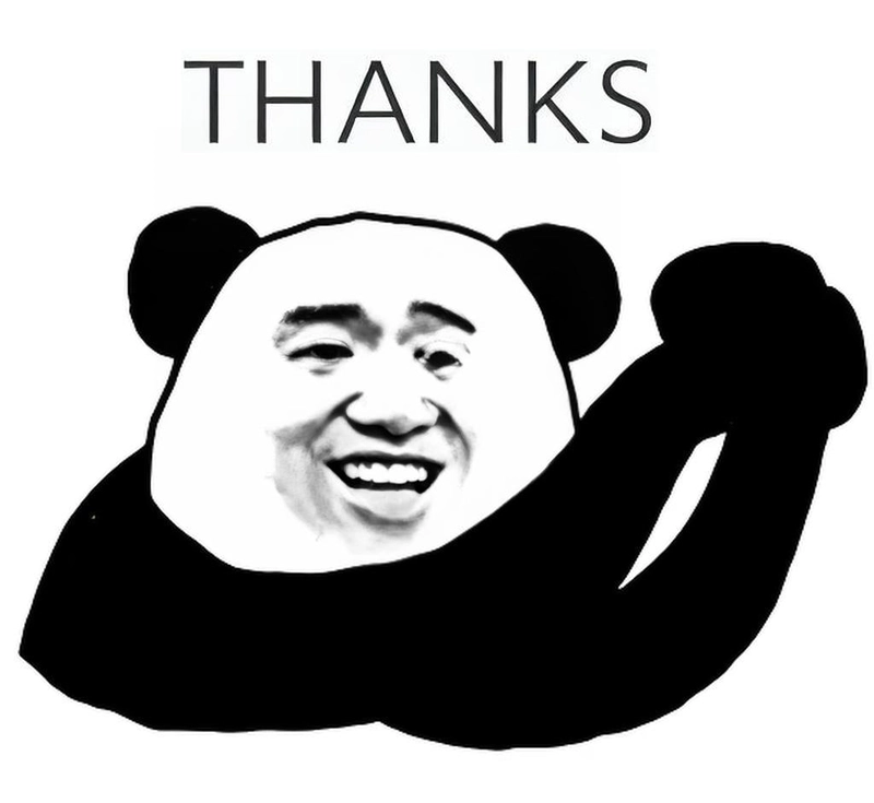 Bộ sưu tập meme gấu trúc đa tạ hay