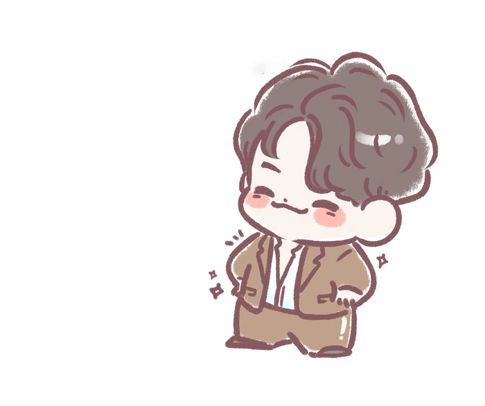 Bright Vachirawit chibi đáng yêu