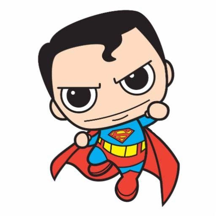 Chibi Superman cute ấn tượng dễ thương