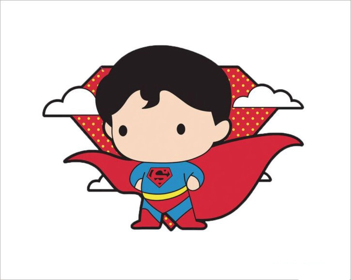 Chibi Superman đẹp đáng sưu tầm