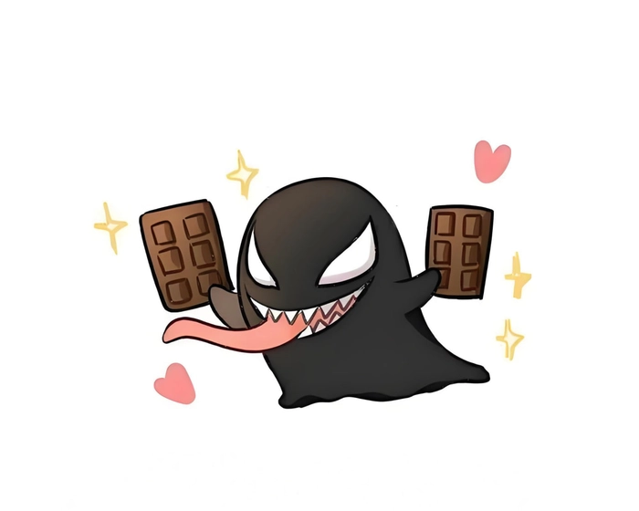 Chibi Venom dễ thương ngộ nghĩnh