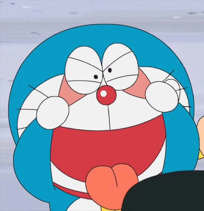 Doraemon meme giơ ngón giữa bá đạo