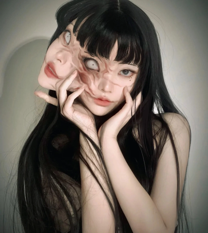 Gái xinh cosplay ma nữ lạnh lùng sắc sảo
